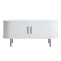 Comodă TV albă 120x56x40 cm Nola – Unique Furniture