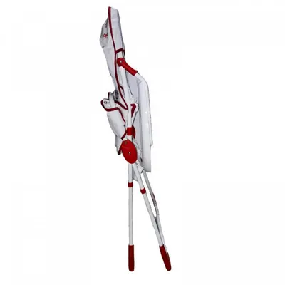 Scaun de masa pentru copii si bebe Baby Care CH ,Pliabil, Centura de siguranta, Sezut confortabil, Masuta detasabila, Model Ursulet Rosu cu Alb