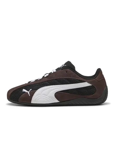Pantofi sport Speedcat de piele - Alb/Maro inchis/Negru