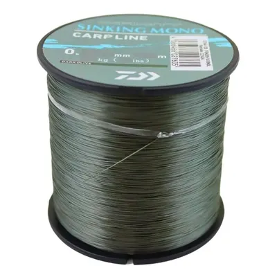 Fir monofilament Daiwa Carpline dark olive 0.30 mm, 6.9 kg, 1210 m