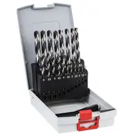Set burghie metal, Bosch 2608577351, HSS-PointTeq, 1-10 mm, tija cilindrica, 19 bucati