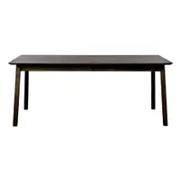Masă de dining extensibilă cu aspect de lemn de stejar cu blat suplimentar 95x190 cm Bari – Unique Furniture