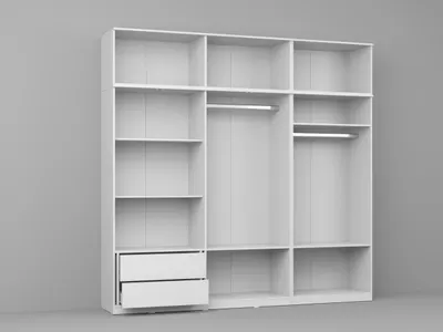 Dressing 246.4 cm Alb C10