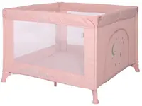 Pătuț pentru dormit și joacă Lorelli Premium - Sunny Playground, Rose Star