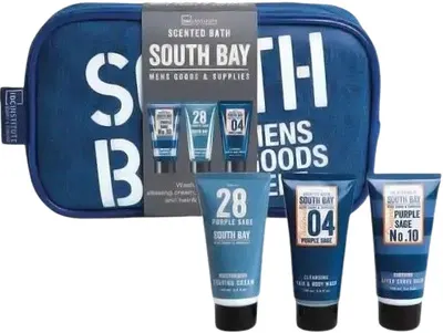 IDC Institute Set de bărbaț Scented Bath South Bay Mens, 4 piese