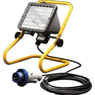 Genius - Mobile Use - On Tubular Support - 500 W Hd R7s - Ip55 - Class I - Graphite Grey