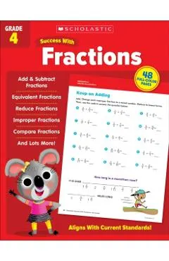 Scholastic Success with Fractions Grade 4