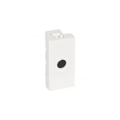 Iesire cabluMosaic - u009DØ8 mm wire outlet - 1 module - alb