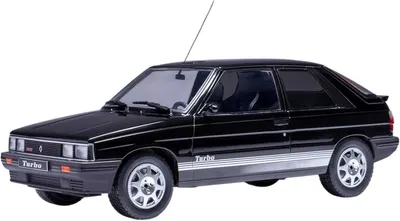 Model de colecție IXO Modern: Mașini - Renault 11 Turbo Custom Tunning (Black) (1987)