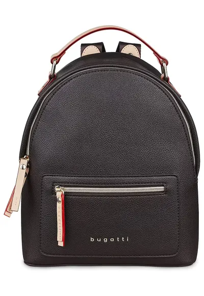Rucsac dama Ella - piele ecologica - 496630S negru - Maro