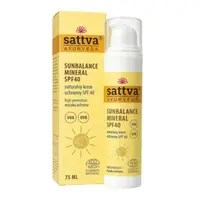 Crema protectie solara SPF40 Mineral Sunbalance, 75ml, Sattva Ayurveda