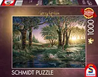 Puzzle Schmidt din 1000 piese - Magia dimineții lângă lac