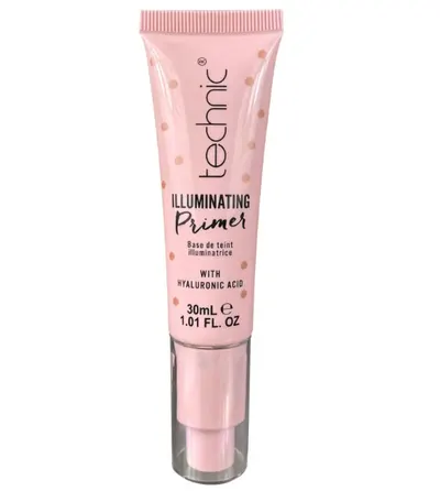 Primer iluminator pentru machiaj cu acid hialuronic Technic, 30 ml