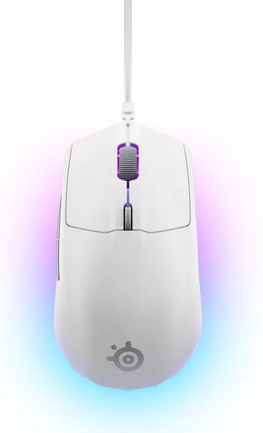 Mouse gaming SteelSeries - Rival 3 Gen 2, optic, alb