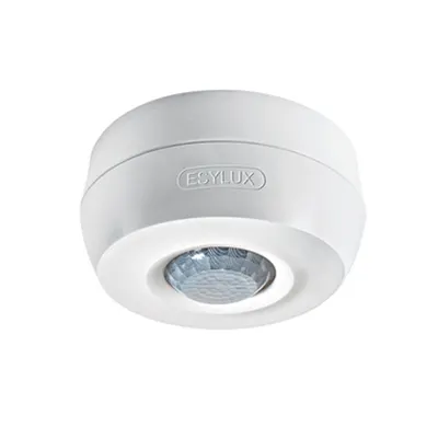 Detector de mișcare pentru montaj în plafon, 360°, Ø8m, IP40