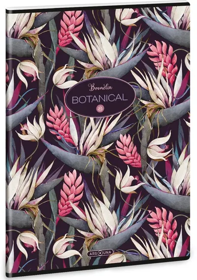 Caiet pentru elevi Ars Una Bromelia - A4, 2 margini, 40 de foi