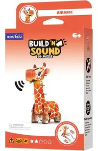 Puzzle 3D cu sunet: Girafa
