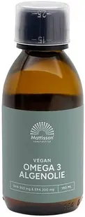Vegan Omega 3 Algenolie, 150 ml, Mattisson Healthstyle
