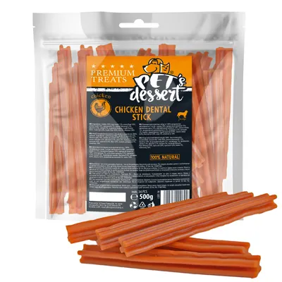 Pet s Desert Dog Chicken Dental Stick 500g LSDC-36