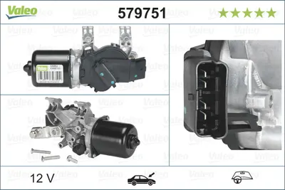 Motoras stergator fata NISSAN QASHQAI I intre 2007-2013