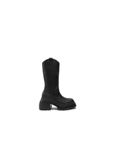 Cizme dama 304437434 - Piele ecologica - Negru - Negru