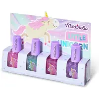 Lac de unghii, Martinelia, Little Unicorn, multicolor, set 4 piese