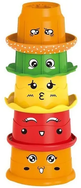 Set de jucării Raya Toys - Baby Tower Hamburger