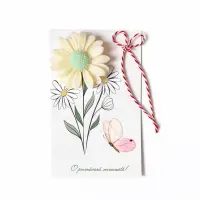 Mărțișor parfumat „Margaretă” din ceară de soia – odorizant dulap & wax melts - Default Title