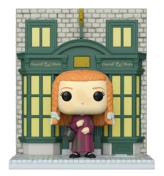 Figurină Funko POP! Deluxe: Harry Potter - Ginny Weasley with Flourish & Blotts (Special Edition) #139