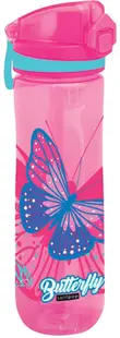 Sticlă din tritan Lizzy Card Pink Butterfly - 600 ml