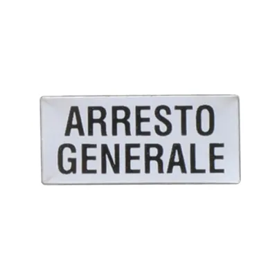 Eticheta cu text pentru LPX AU100 LEGEND HOLDER, ARRESTO GENERALE