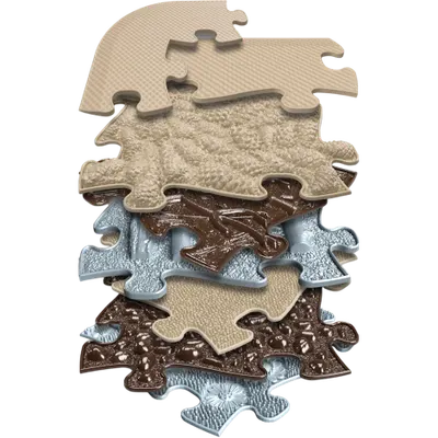 Covoras ortopedic senzorial puzzle Set pentru Seniori