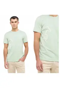 Tricou Barbati - XXL - Verde - 100% Bumbac - Croiala Slim Fit - Design Clasic Casual - Calitate Premium - Style Pierre Frosty Green