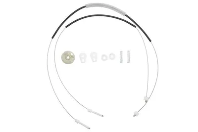 Set reparatie macara geam spate stanga potrivit PEUGEOT 307 2003-2009 - (cabluri)