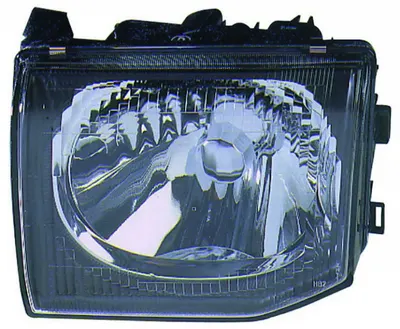 Far stanga (H4, electric, fundal negru insertii crom) MITSUBISHI PAJERO 1997-2000