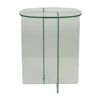 Măsuță auxiliară din sticlă 30x40 cm Linea – Zuiver