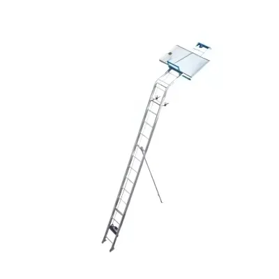 Lift electric din aluminiu înaltime maxima 19 m ,cu unghi variabil pentru ridicarea marfurilor si a panourilor solare fotovoltaice