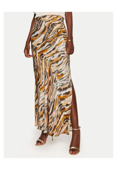 Fusta maxi dama colorata