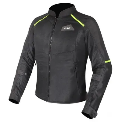 Jacheta LS2 Breeze Lady, negru galben, marime M