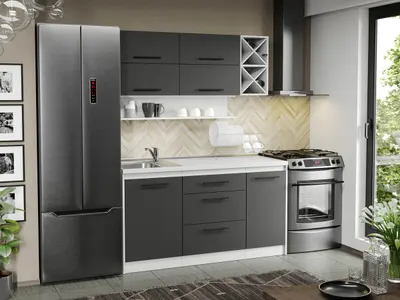 Mobila Bucatarie Gri Sofi - 108 - 150 cm