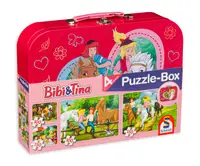 Puzzle pentru copii Schmidt 4 în 1 - Bibi și Tina