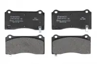 Set placute frana fata potrivit TESLA MODEL 3, MODEL Y Electric 01.17-