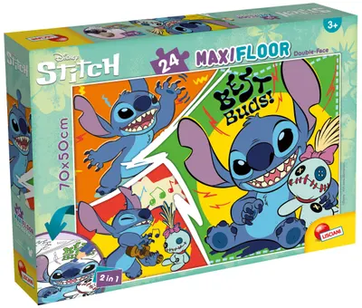 Puzzle cu două fețe Lisciani de colorat din 24 piese - Cusătură