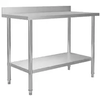 Gossi masa de lucru bucatarie bordura antistropire 120x60x93 cm otel