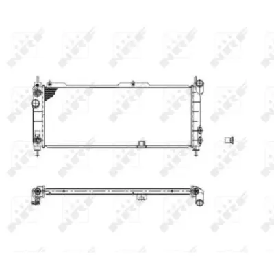 Radiator, racire motor NRF 53631