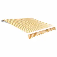 Gossi panza copertina, galben & alb, 4x3 m (cadrul nu este inclus)
