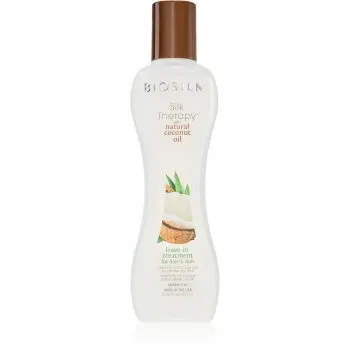 Biosilk Silk Therapy Natural Coconut Oil tratament de hidratare fara clatire de par si de corp