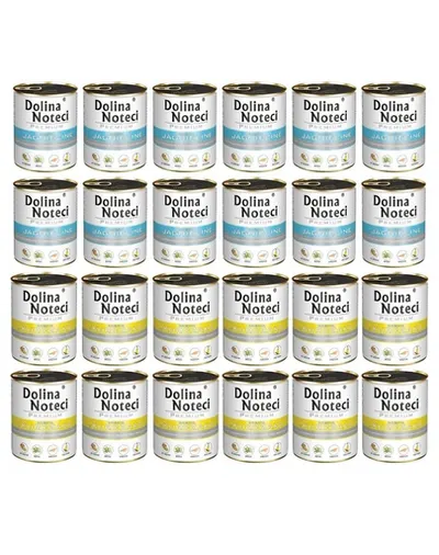DOLINA NOTECI Mix pui și miel hrană pentru câini Premium 24x800g