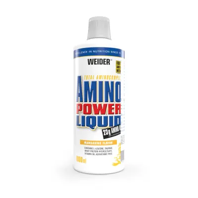 Aminoacizi lichizi Weider Amino Power Liquid, 1L, mandarine
