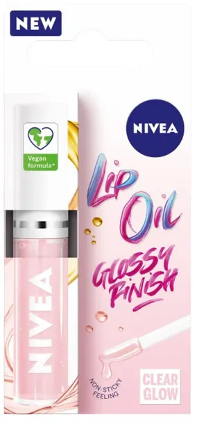 Nivea Luciu de buze Clear Glow, 4.8 g